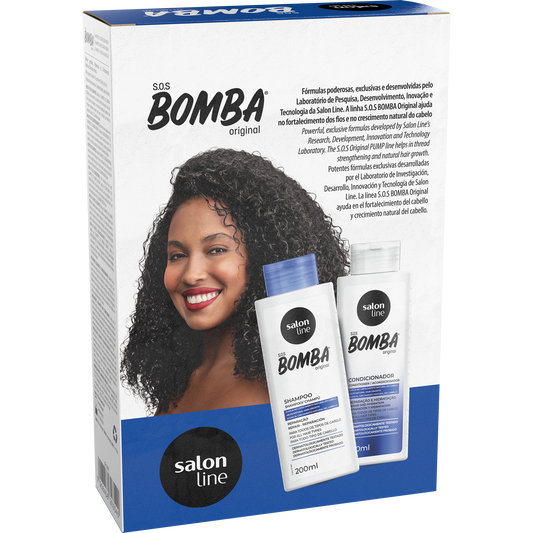 SalonLine Kit Sh. and Cond. Original Pump 200ml