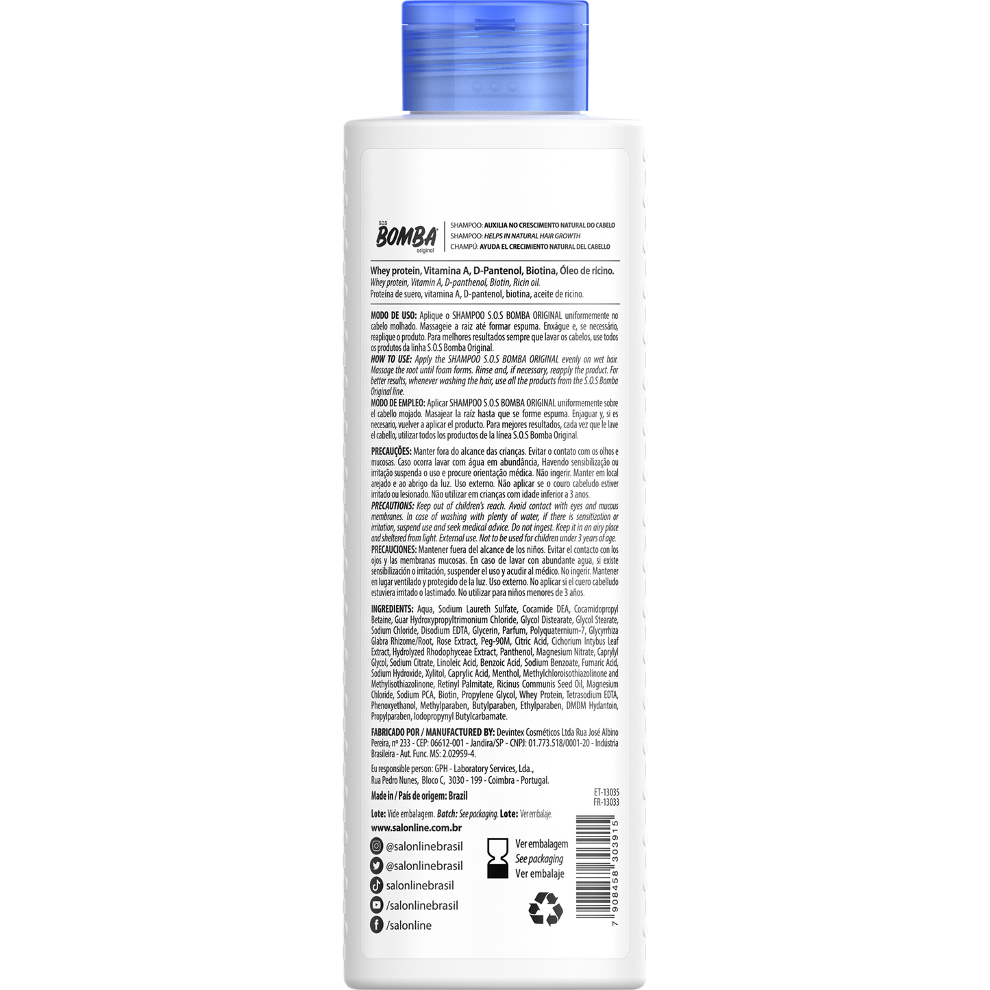 SalonLine Original Shampoo Pump 300ml