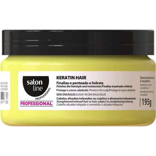 Salon Line Profissional Cera Keratin Hair Food 195g