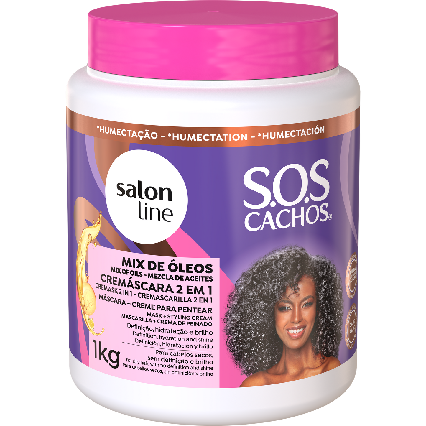 Salon Line 2-in-1 Sos Cachos Super Oils Cream Mask 1kg