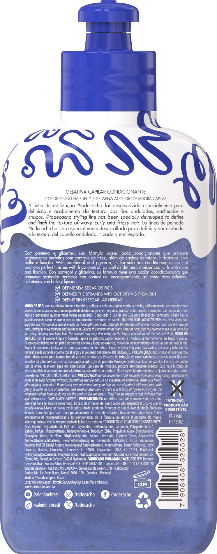 Salon Line Gelatina Frizz Control 310g