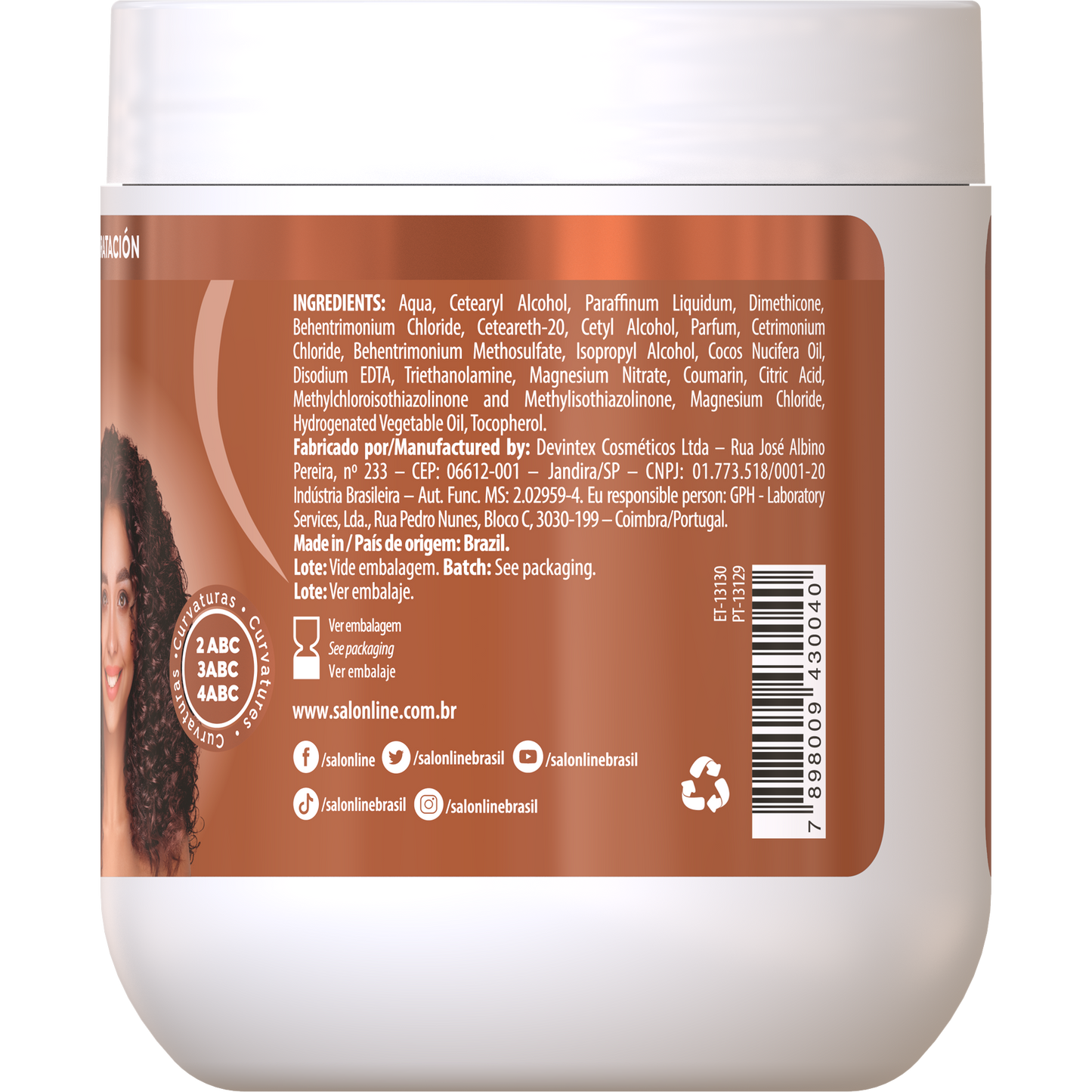 SalonLine SOS Coconut Mask 500g