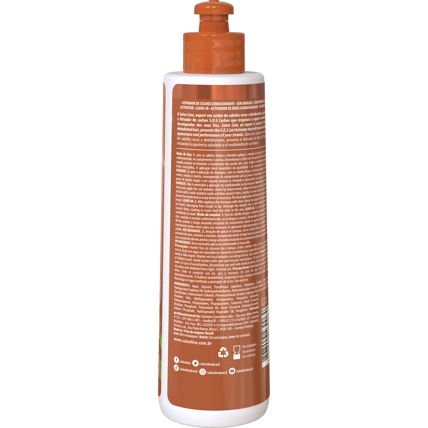 SalonLine SOS Curl Activator Coconut 300 ml