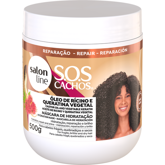 SalonLine SOS Castor Oil and Keratin Mask 500ml