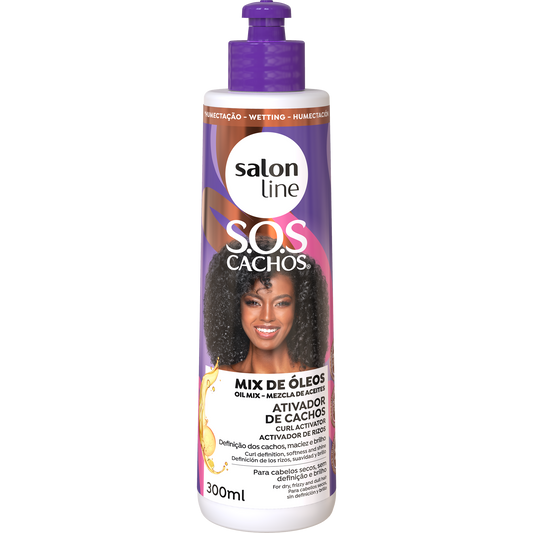 SalonLine SOS Curls Activator Nutritive Oil Mix 300ml