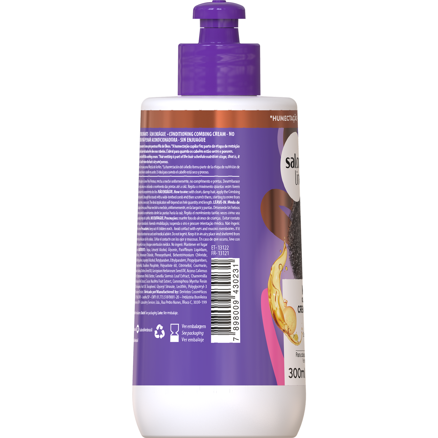 SalonLine SOS Mix Nourishing Oils Leave-in Cream 300ml