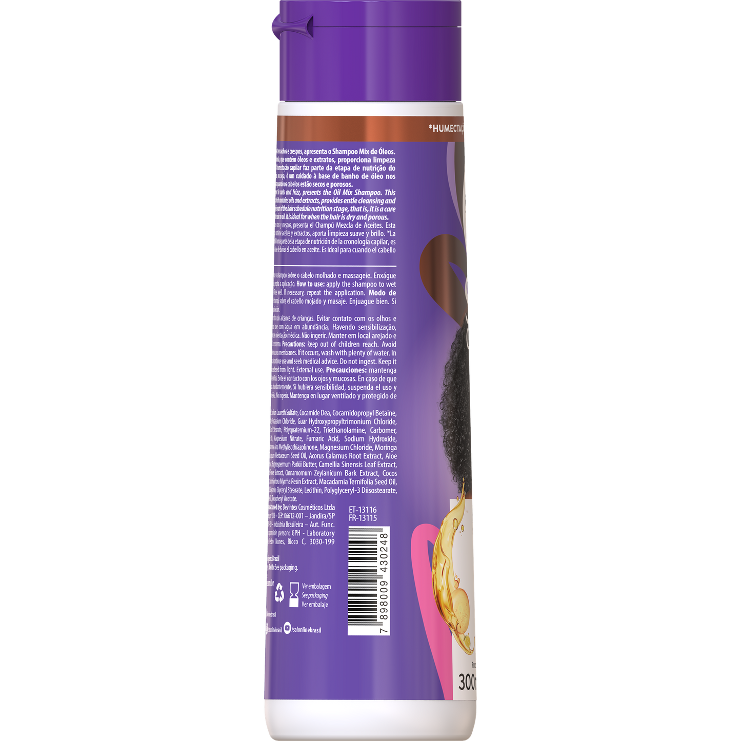 SalonLine SOS Mix Oils Nourishing Shampoo 300ml