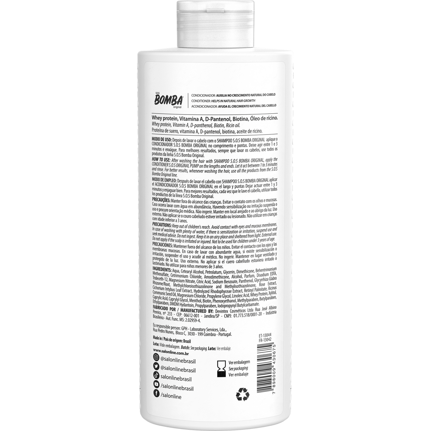 SalonLine Original Bomba Conditioner 500ml
