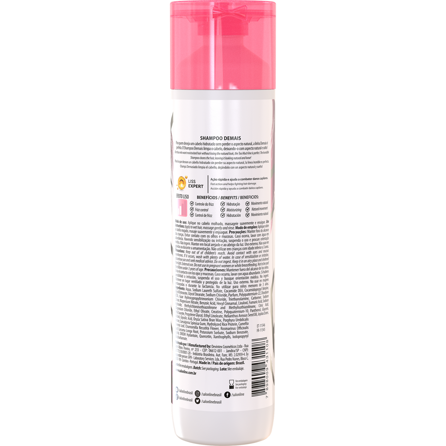 SalonLine My Too Straight Shampoo 300ml