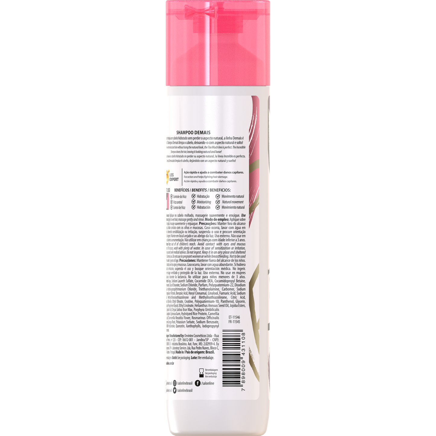 SalonLine My Too Straight Shampoo 300ml
