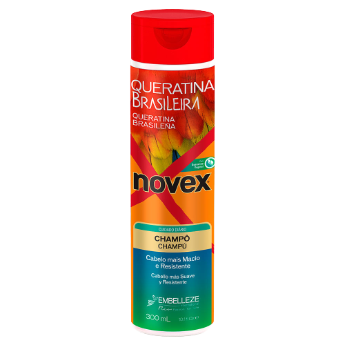 Shampoo Queratina Brasileira 300ml - Armazém da Cosmética