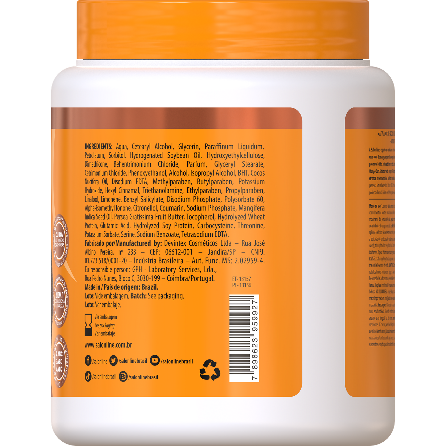 SalonLine SOS Curl Activator Mango 1kg