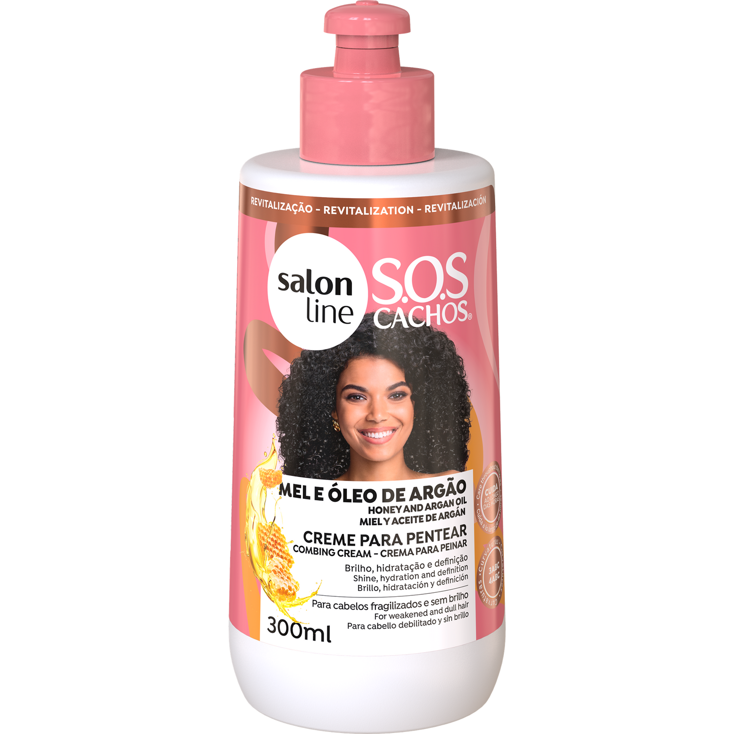 SalonLine SOS Honey Intense Curls Leave-in Cream 300ml
