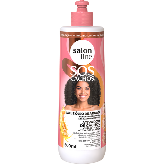 SalonLine SOS Honey Activator Intense Curls 500ml