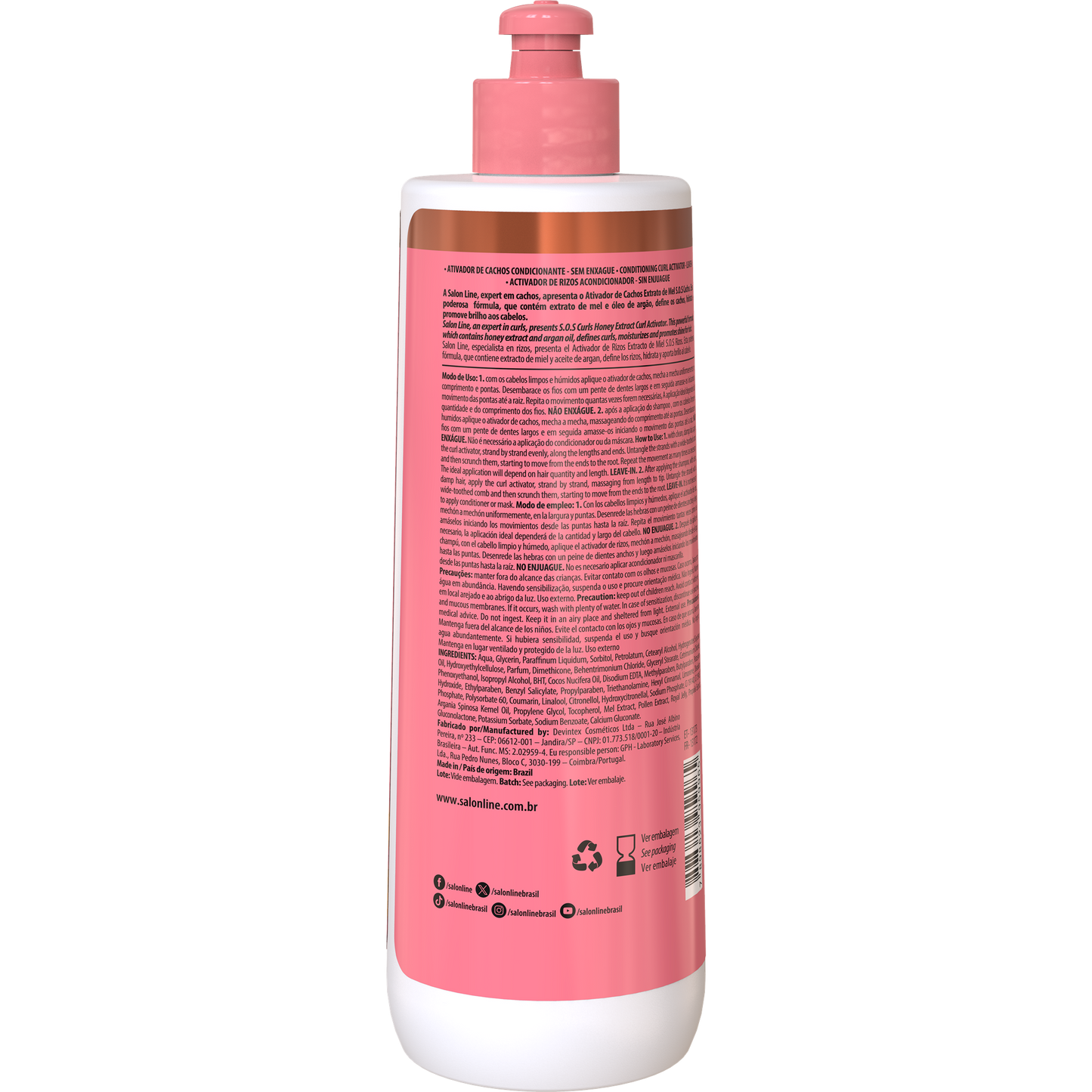SalonLine SOS Honey Activator Intense Curls 500ml