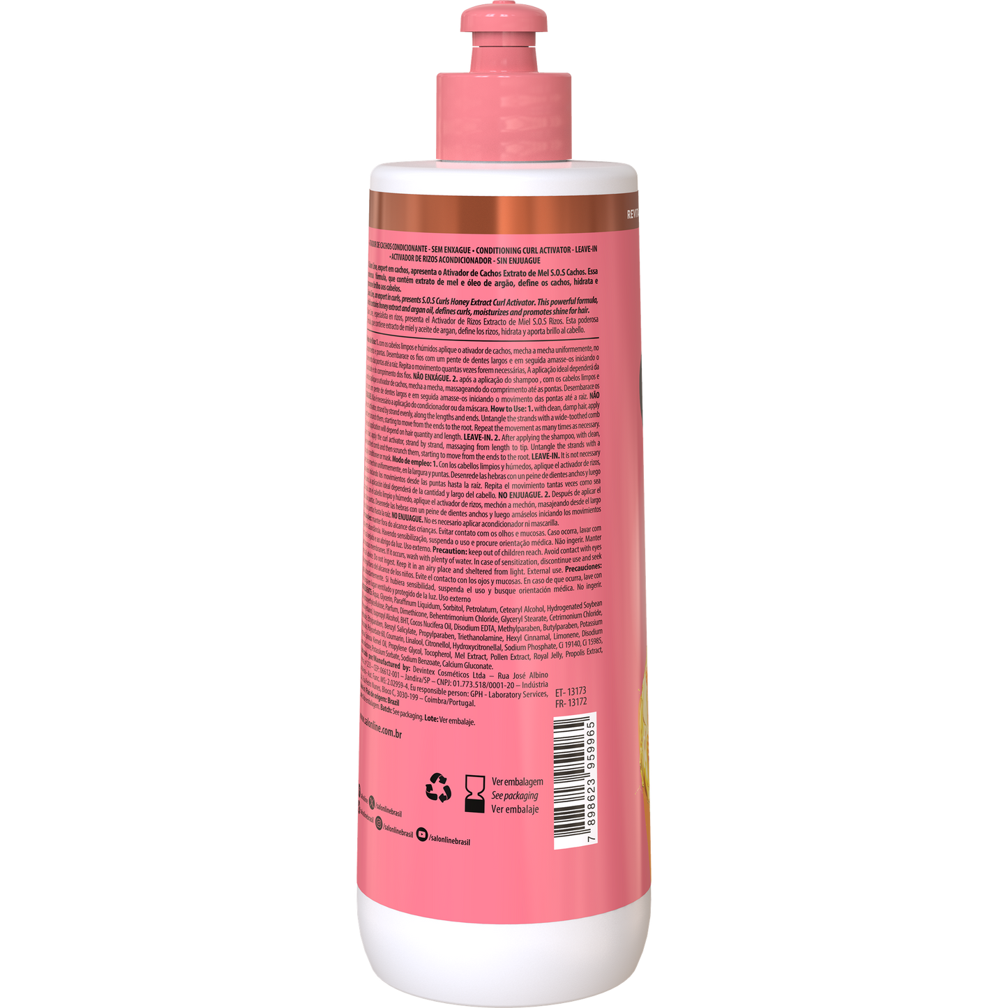 SalonLine SOS Honey Activator Intense Curls 500ml