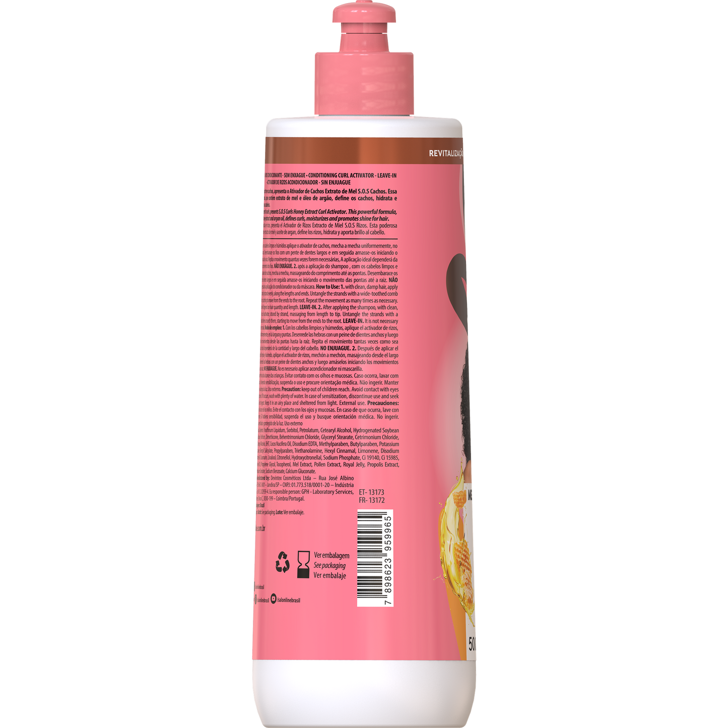 SalonLine SOS Honey Activator Intense Curls 500ml
