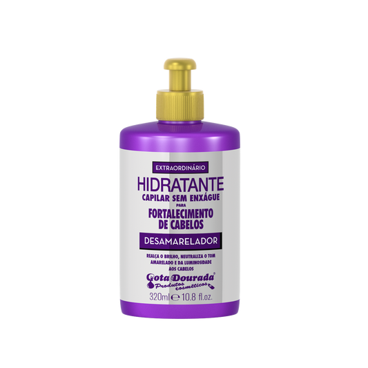 Creme de Pentear Desamarelador 320ml - Gota Dourada | Armazém da Cosmética