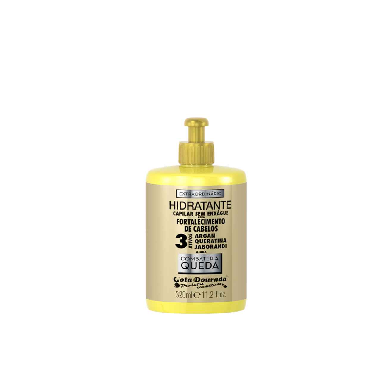 Creme de Pentear Combater a Queda 320ml - Gota Dourada | Armazém da Cosmética