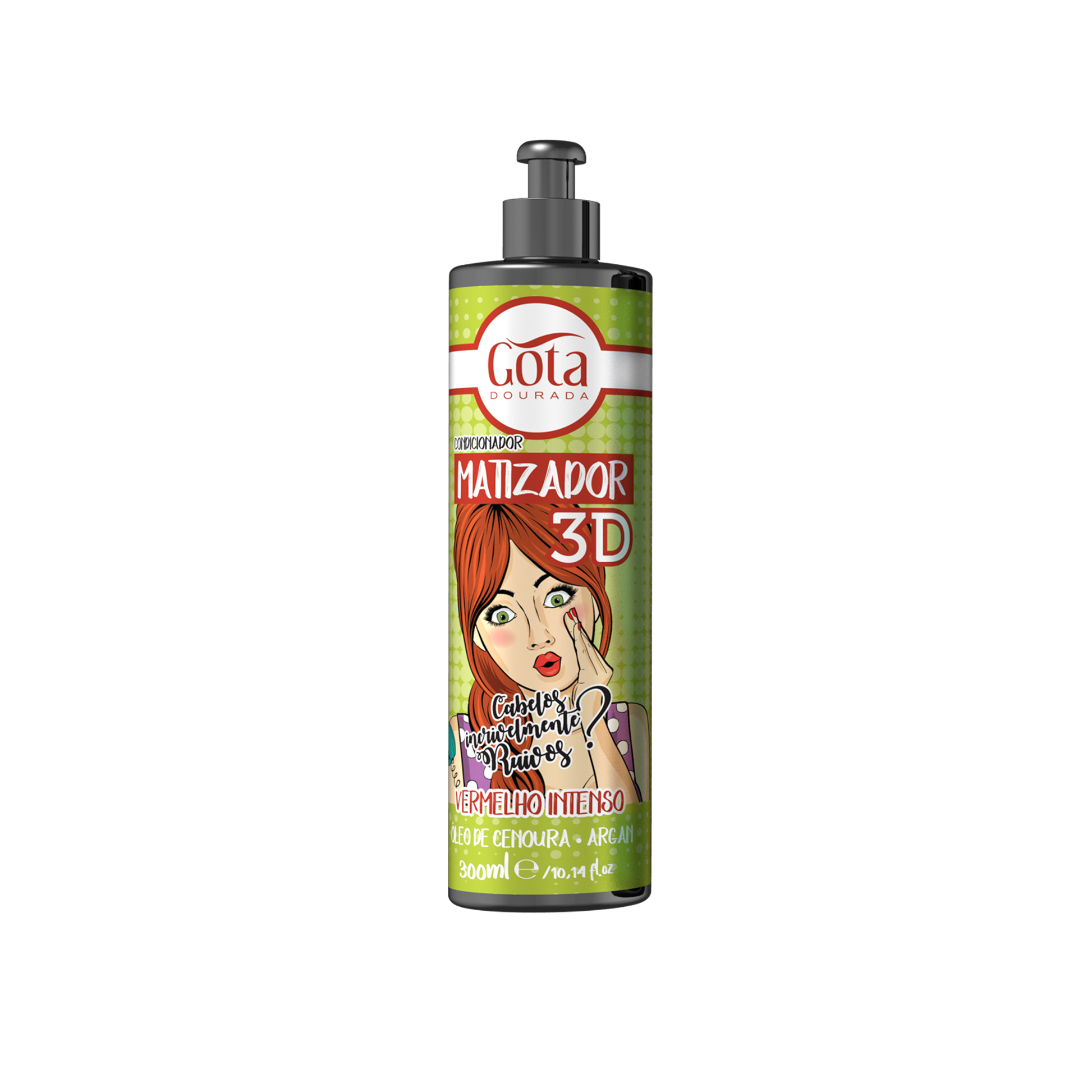 Matizador Vermelho Intenso 300ml - Gota Dourada | Armazém da Cosmética