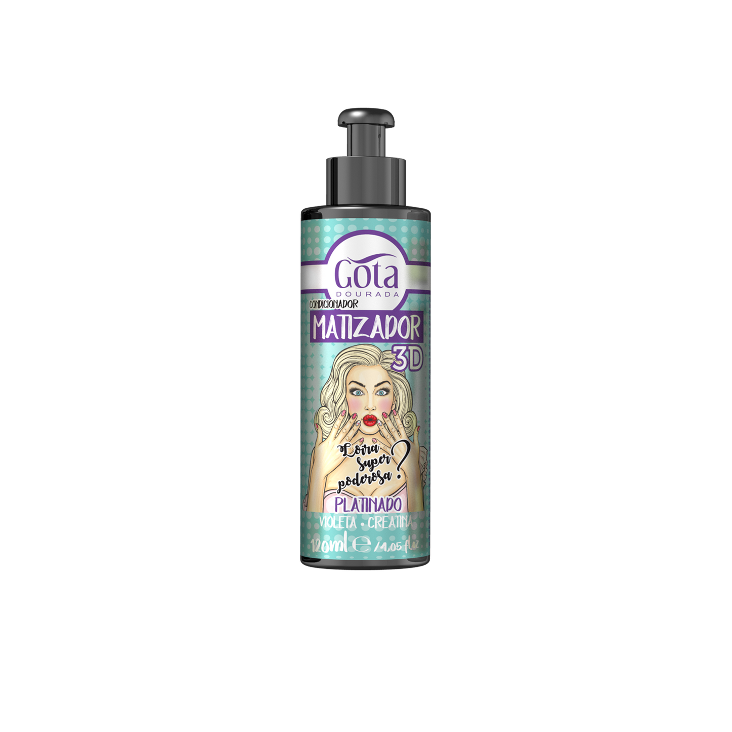 Matizador Platinado 120ml - Gota Dourada | Armazém da Cosmética