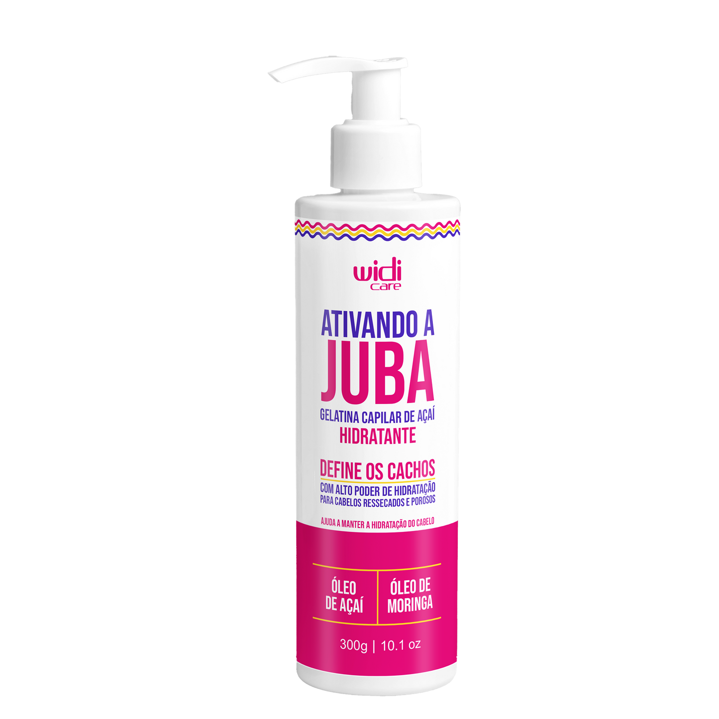 Widi Care Gelatina Juba Hidratante 300ml – Armazém da Cosmética