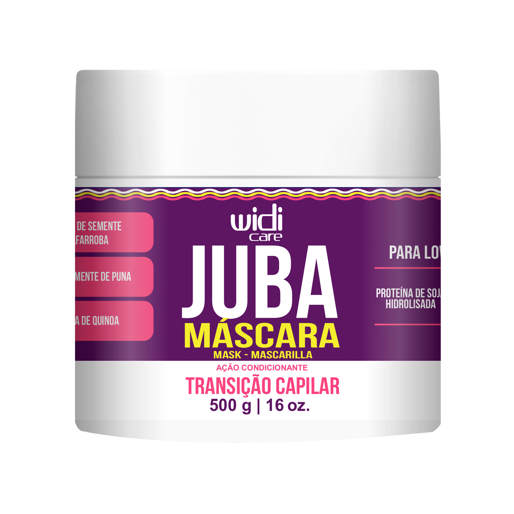 Widi Care Juba Mascara Transicao Capilar 500g