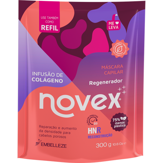 Novex Colagenio Creme Tratamento Condicionador Refil  300g