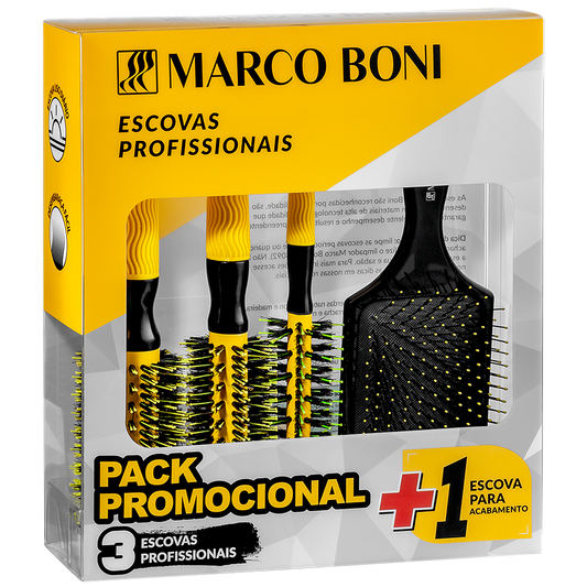 Marco Boni Kit Promo 3 Thermal Ceramic + 1 Raquete Desembaraçante (6204)