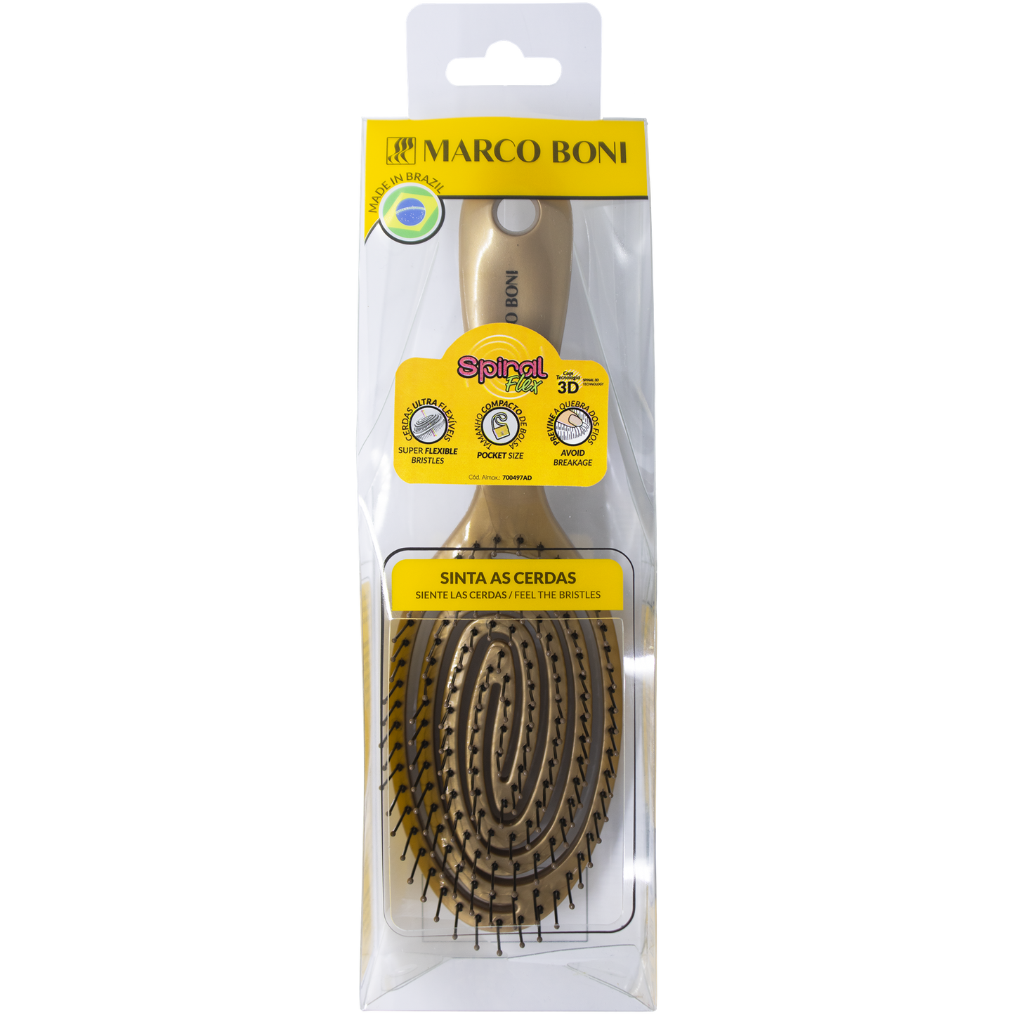 Marco Boni Escova Espiral (7360) - 3 Cores