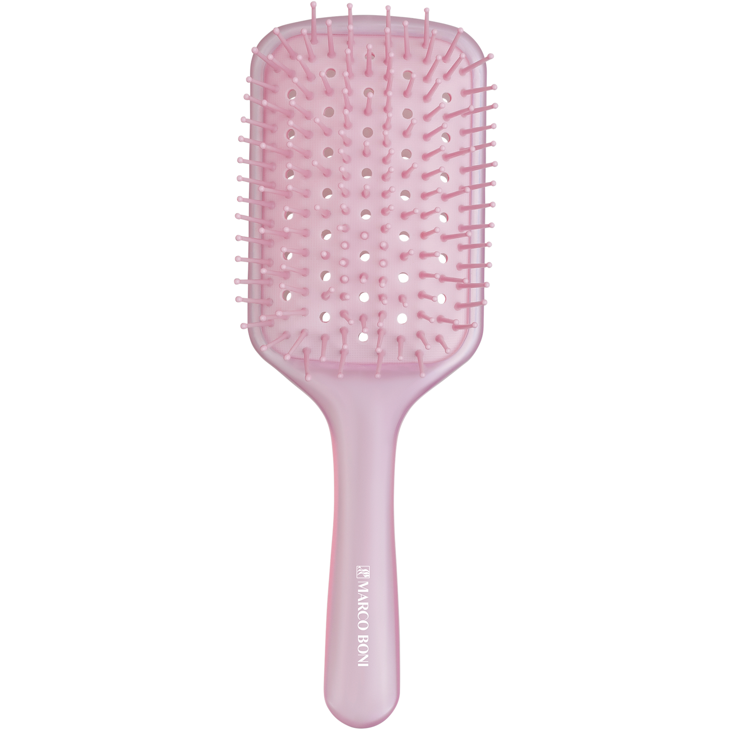 Marco Boni Escova Raquete Almofadada Ventilada Transp.  Perolizada (7925t) - 3 Cores