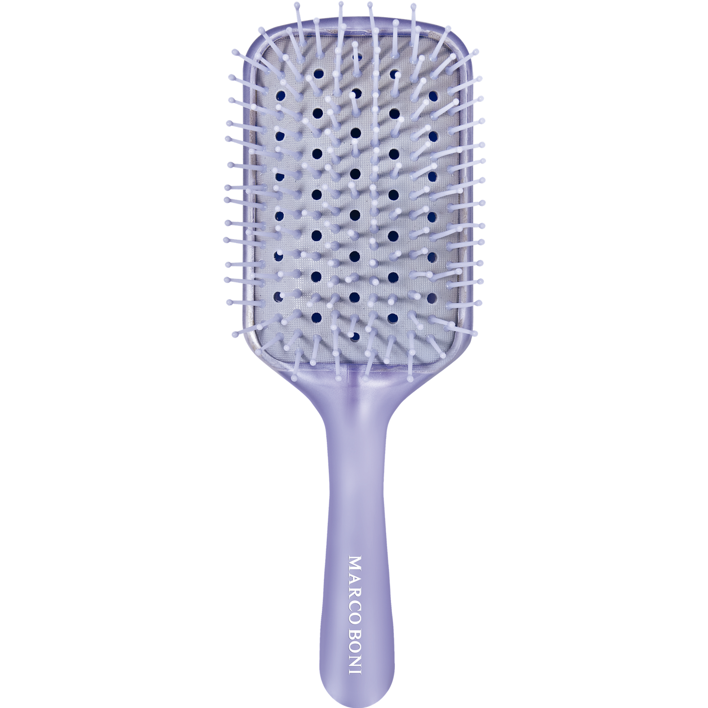 Marco Boni Escova Raquete Almofadada Ventilada Transp.  Perolizada (7925t) - 3 Cores