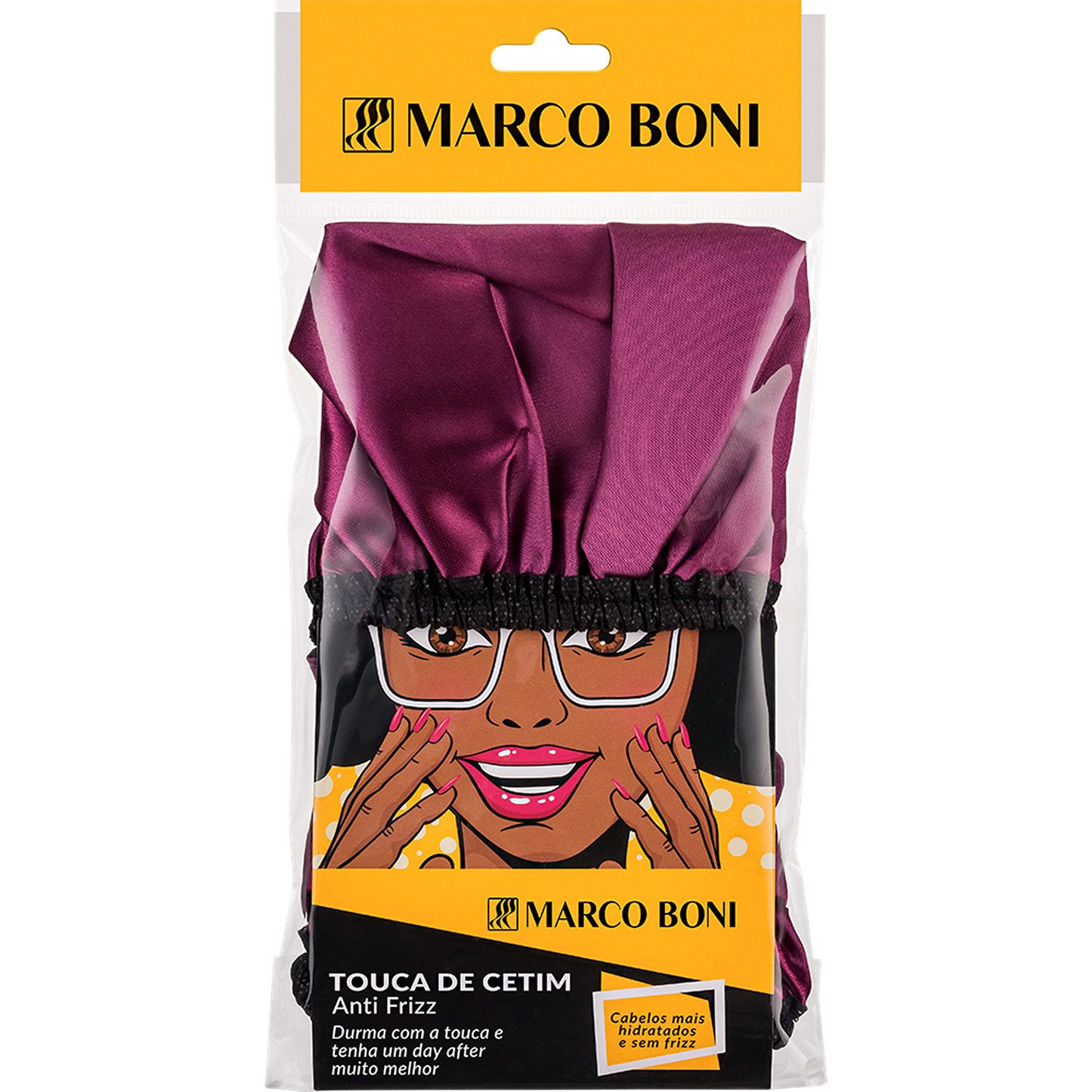 Marco Boni Touca De Cetim (8495) – 4 Cores