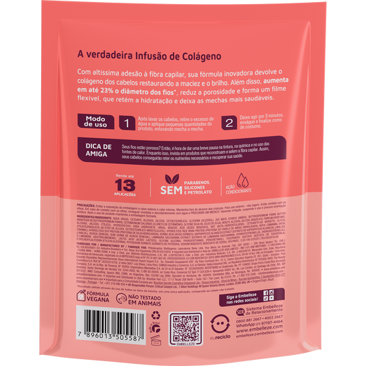 Novex Colagenio Creme Tratamento Condicionador Refil  300g