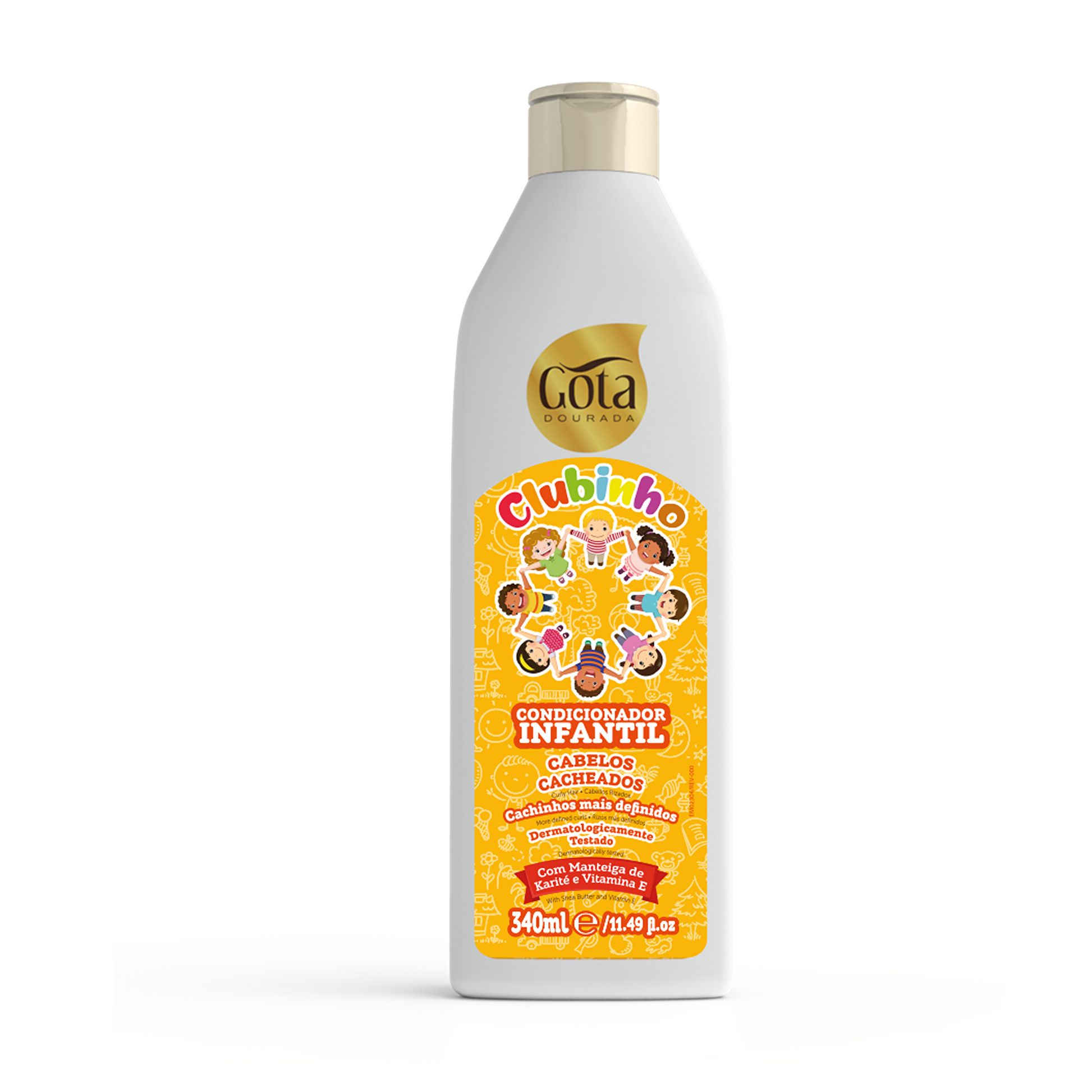 Condicionador Clubinho 340ml - Gota Dourada | Armazém da Cosmética