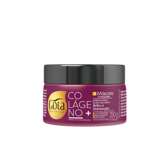 Máscara Colagénio 250g - Gota Dourada | Armazém da Cosmética