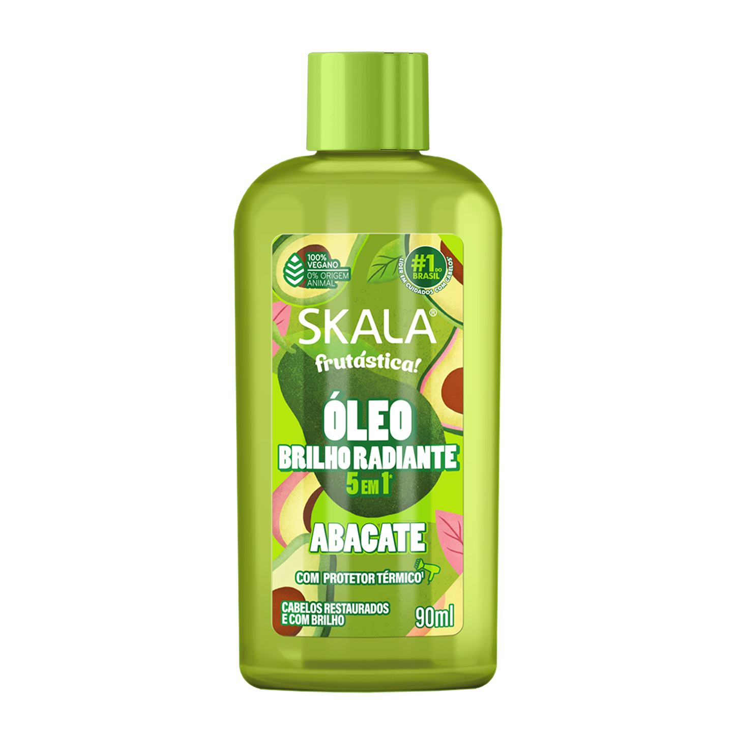 Skala Óleo Finalizador 5 em 1 Abacate 90ml – Armazém da Cosmética