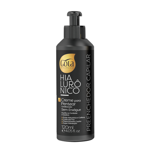 Creme de Pentear Preenchedor Hialurônico 120ml - Gota Dourada | Armazém da Cosmética