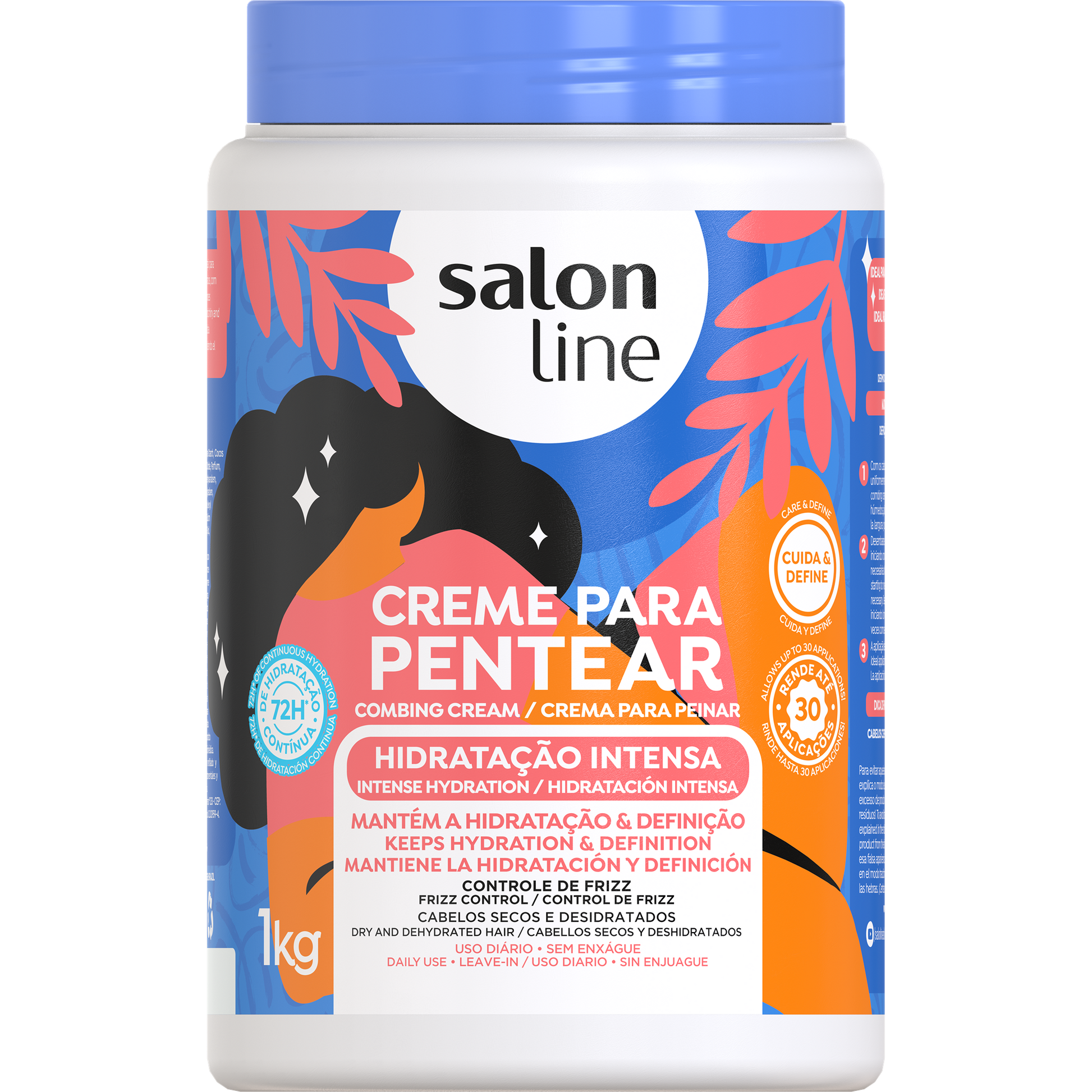 Salon Line Creme de Pentear Hidratação Intensa 1kg – Armazém da Cosmética