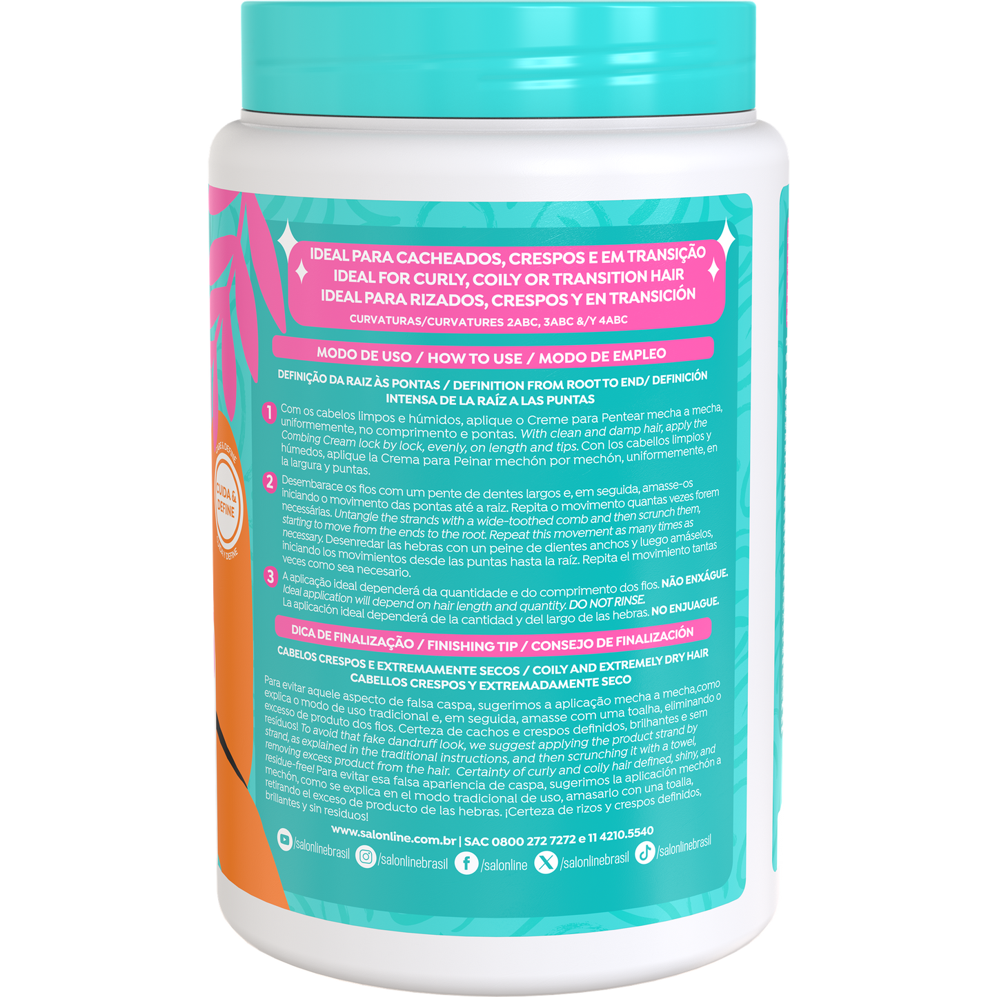 Salon Line Creme de Pentear Definição Máxima 1kg
