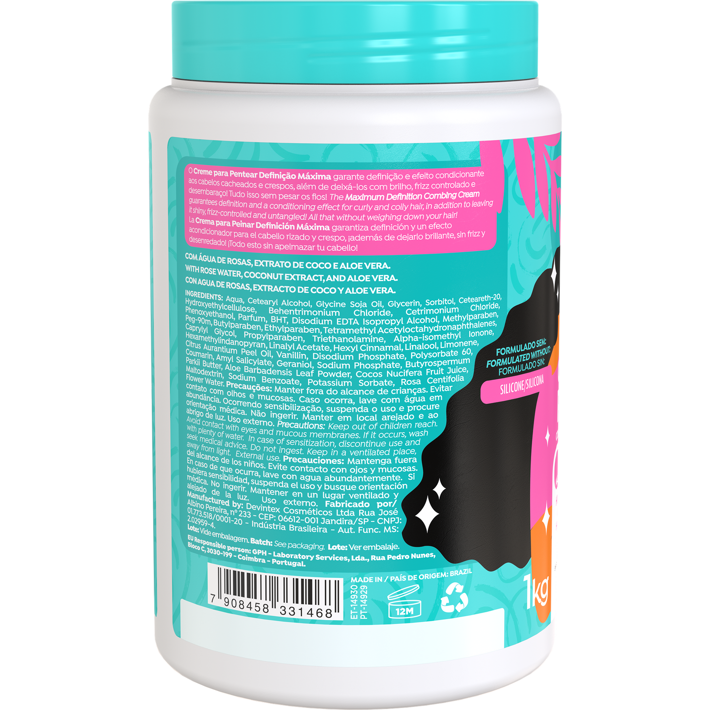 Salon Line Creme de Pentear Definição Máxima 1kg