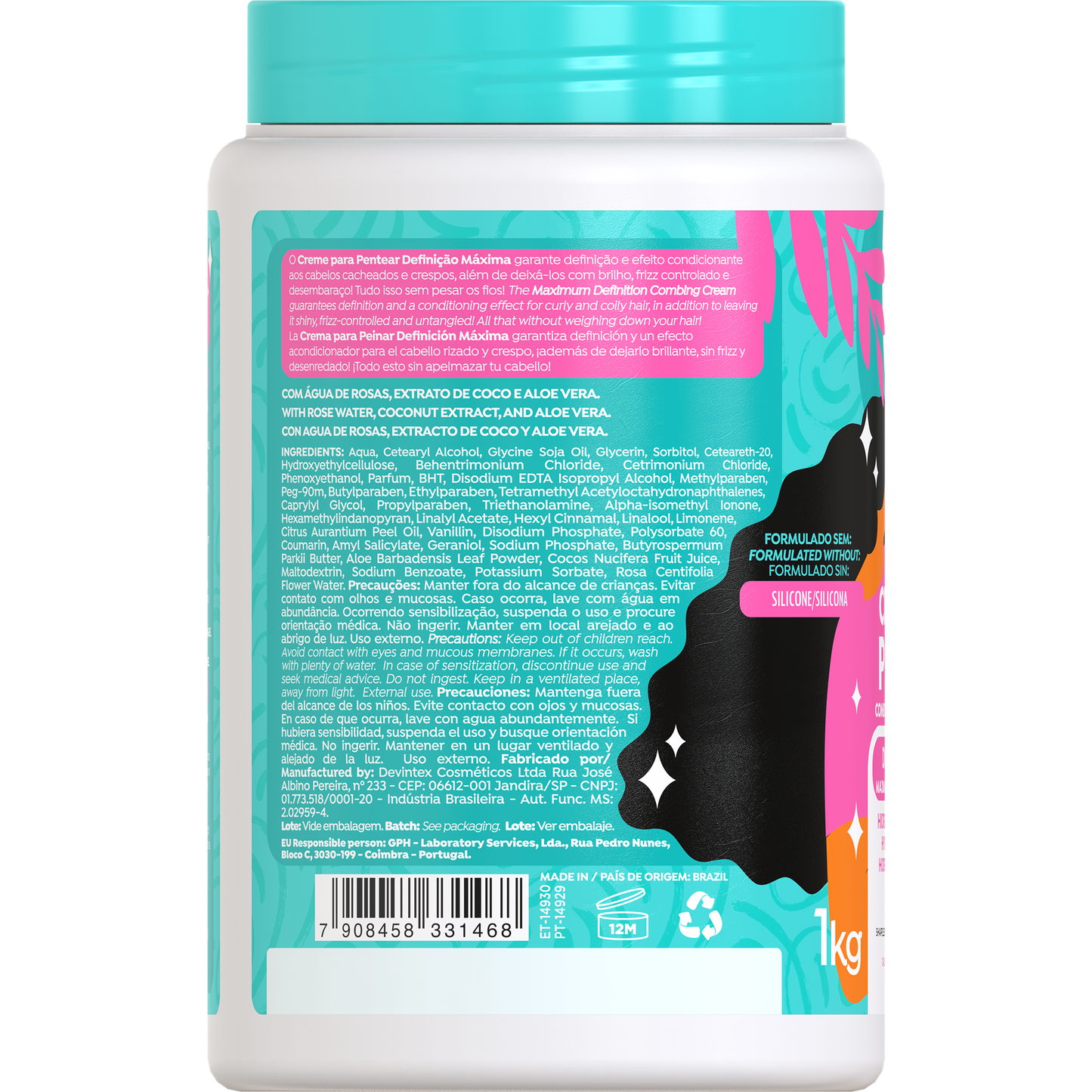 Salon Line Creme de Pentear Definição Máxima 1kg