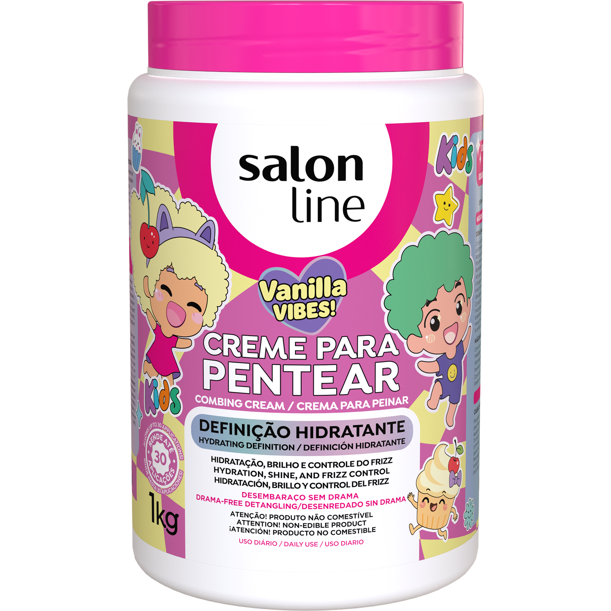 Salon Line Creme de Pentear Vanilla Vibes 1kg – Armazém da Cosmética