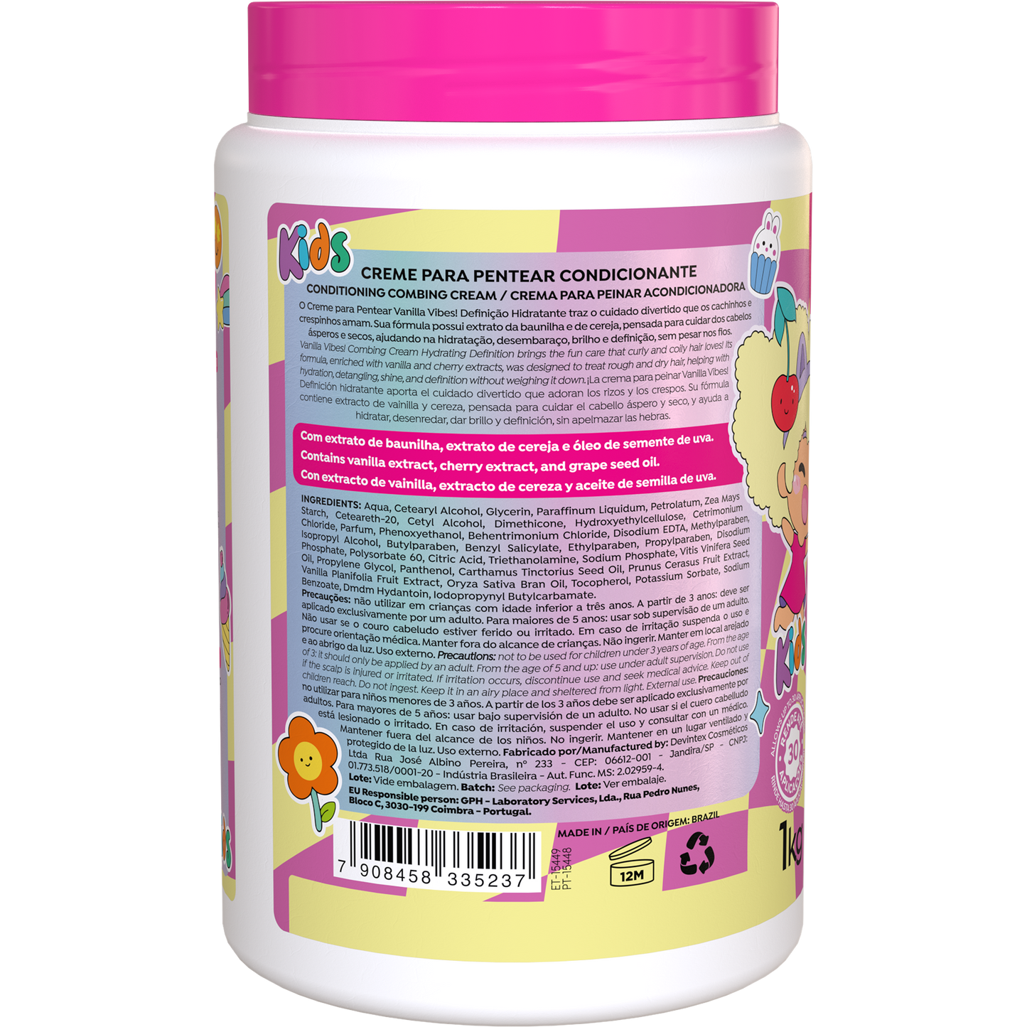 Salon Line Creme de Pentear Vanilla Vibes 1kg