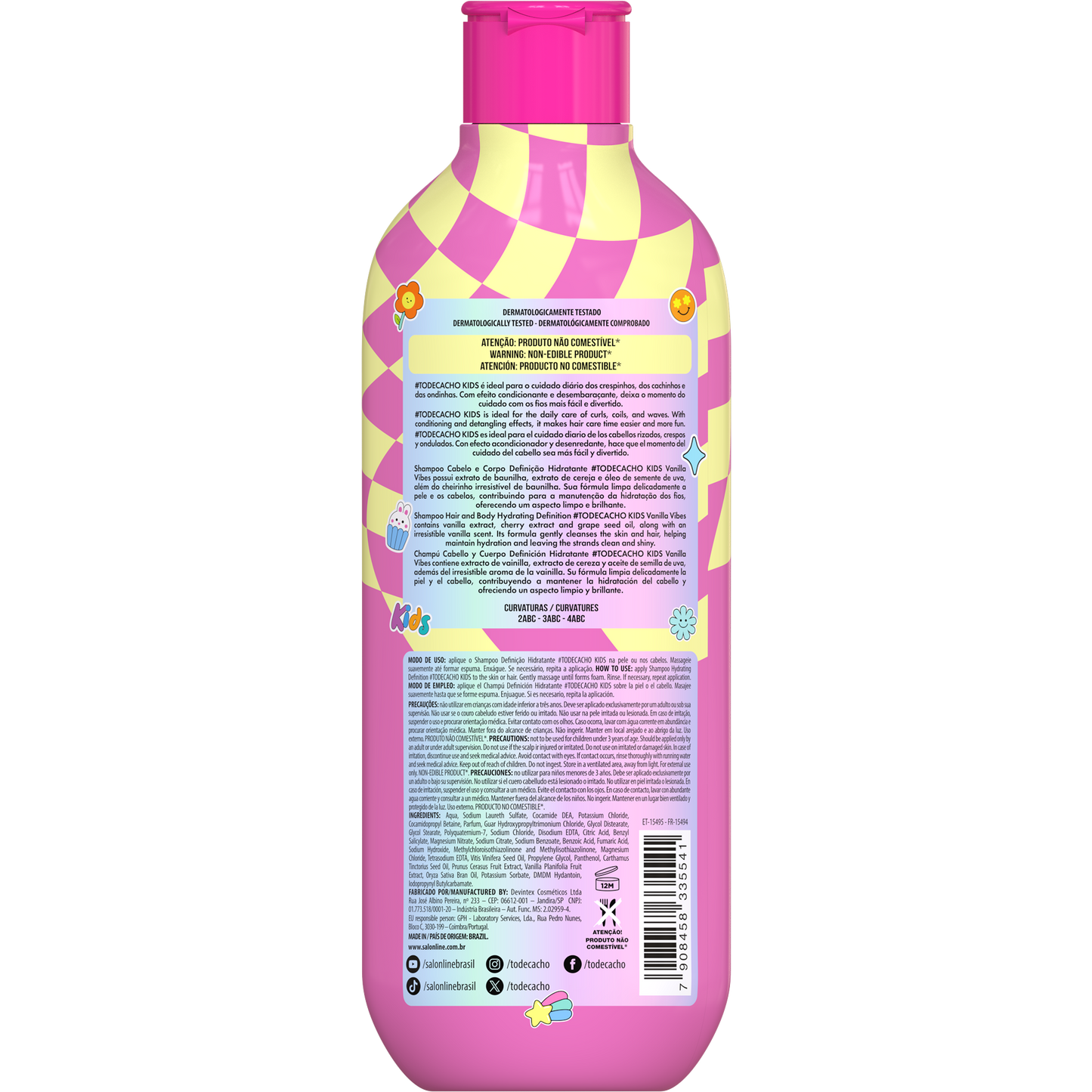 Salon Line Kit Sh+Cnd Vanilla Vibes 600ml