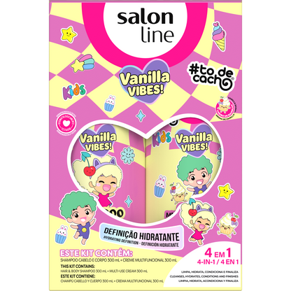 Salon Line Kit Sh+Cnd Vanilla Vibes 600ml – Armazém da Cosmética