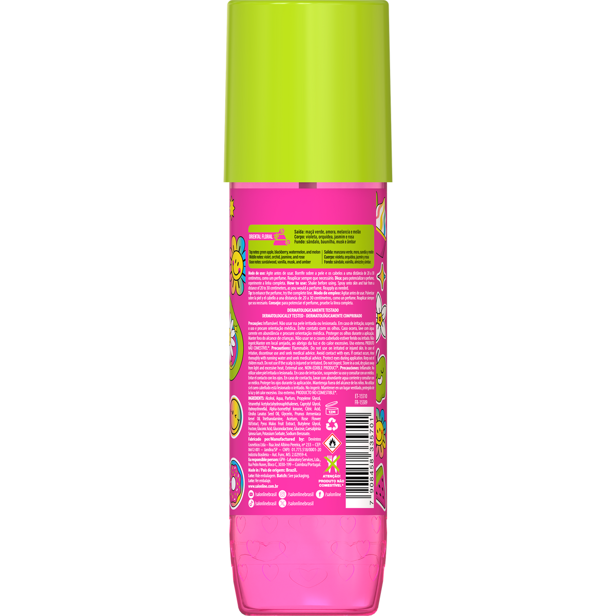 Salon Line Body Splash Xêrosa 200ml