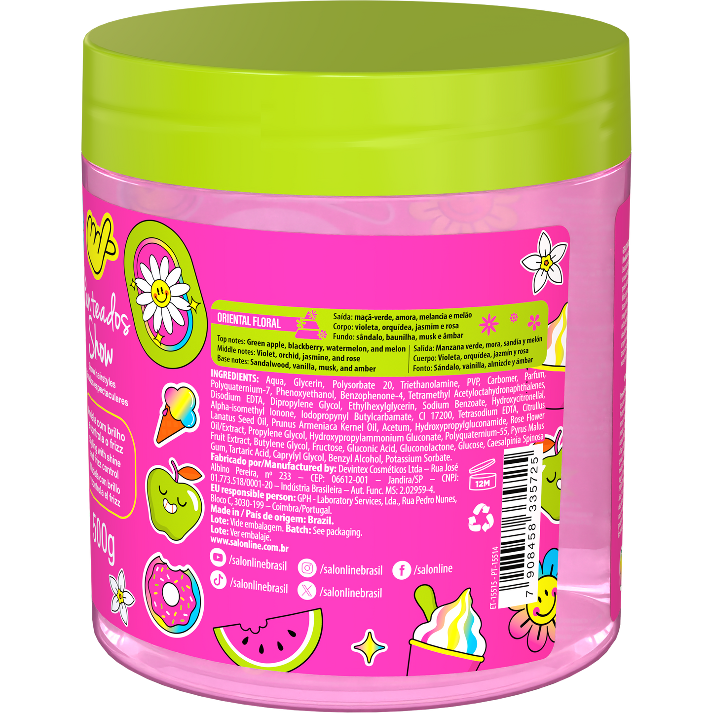 Salon Line Gelatina Xêrosa 500g