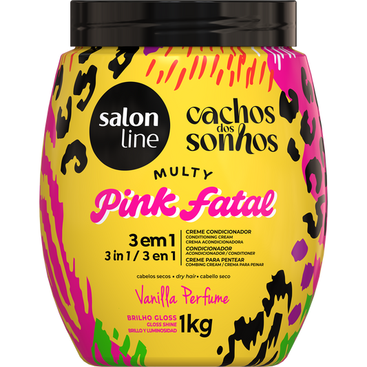 Salon Line Creme Condicionador Pink Fatal 1kg – Armazém da Cosmética