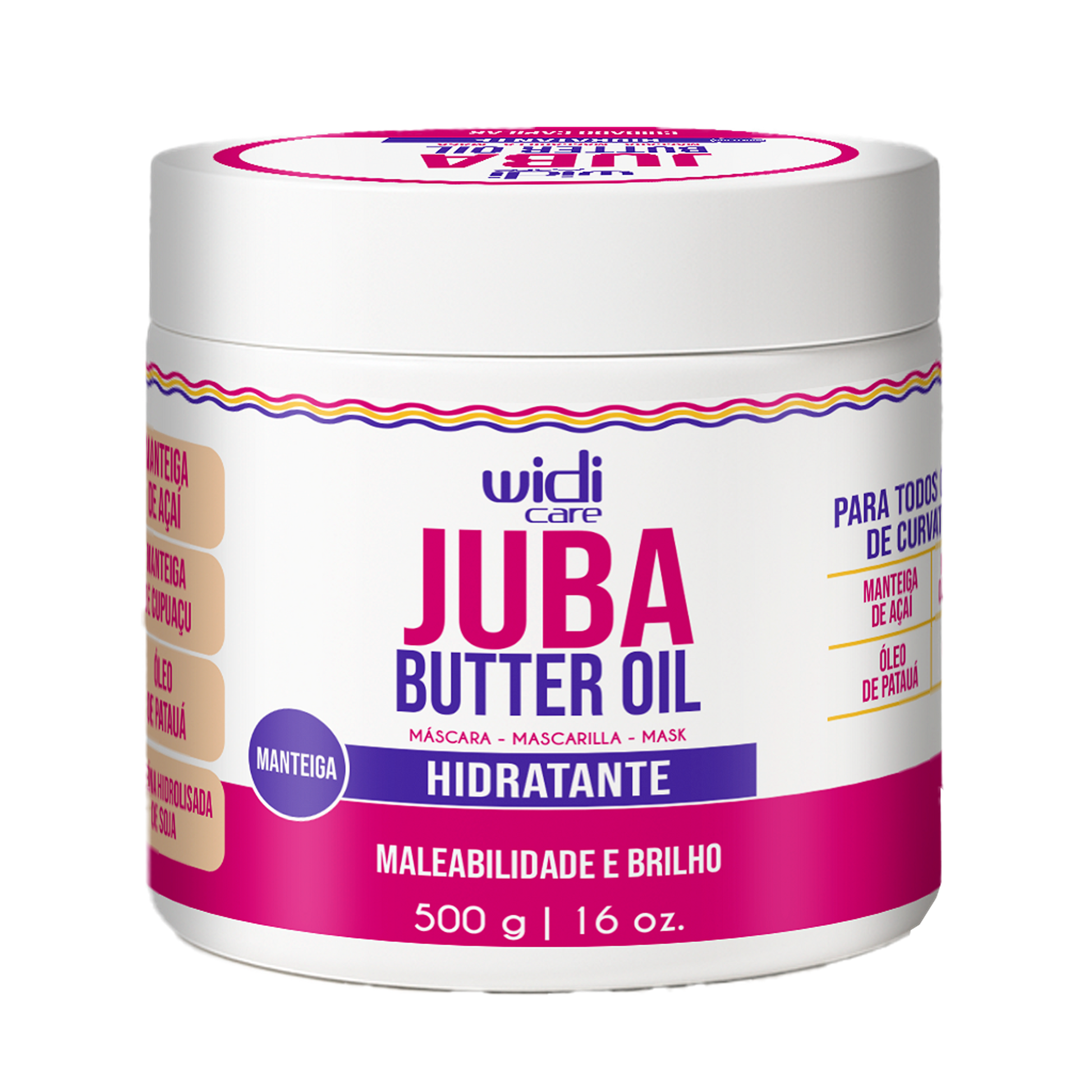 Widi Care Máscara Butter Oil Hidratante 500g – Armazém da Cosmética